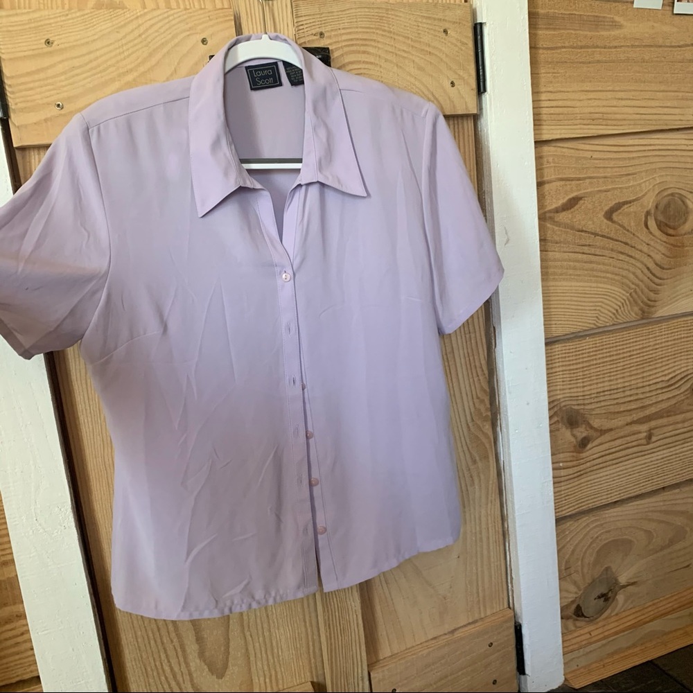 Lavender button up